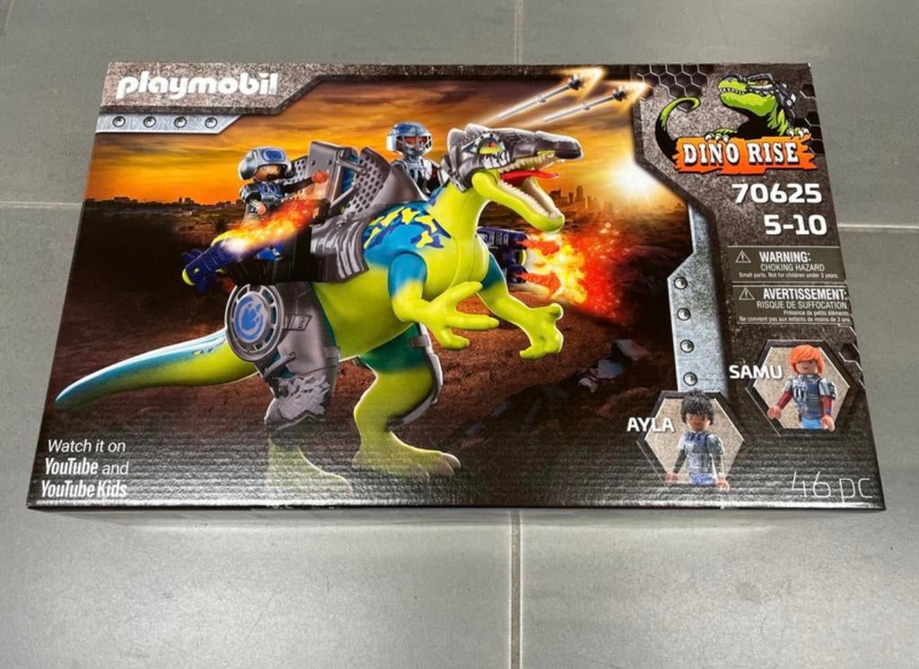 Playmobil Dino Rise Spinosaurus - Dubbele Verdedigingskracht, Ophalen of Verzenden, Nieuw, Complete set