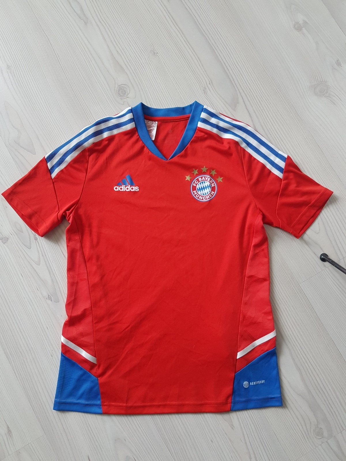 Bayern München kids voetbalshirt size 164, Maat XS of kleiner, Ophalen of Verzenden, Zo goed als nieuw, Shirt