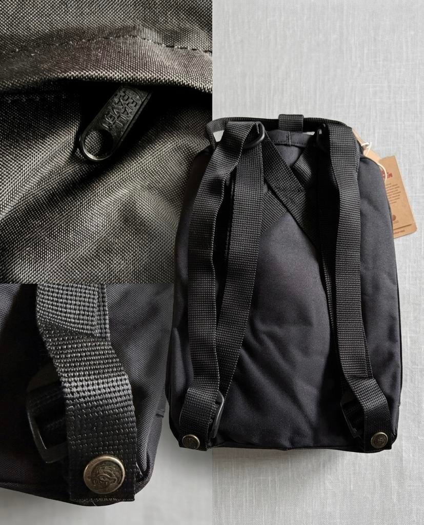 Fjällräven Kånken Mini Zwart - Nieuw met kaartjes, Overige merken, Geen, Nieuw, Ophalen of Verzenden