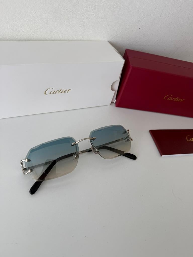 Cartier zonnebril, Sieraden, Tassen en Uiterlijk, Zonnebrillen en Brillen | Heren, Ophalen of Verzenden, Zo goed als nieuw, Overige merken