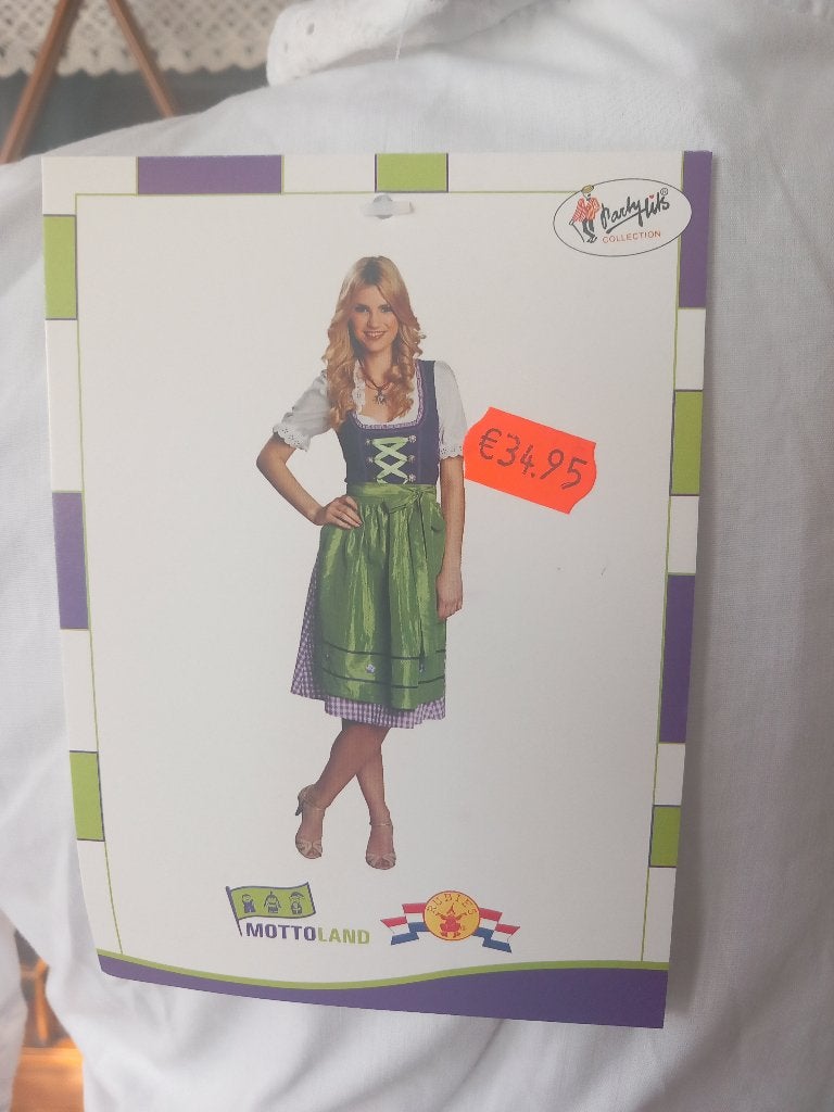 Tirol jurk/36/38, Kleding | Dames, Carnaval, Nieuw, Ophalen of Verzenden, Kleding