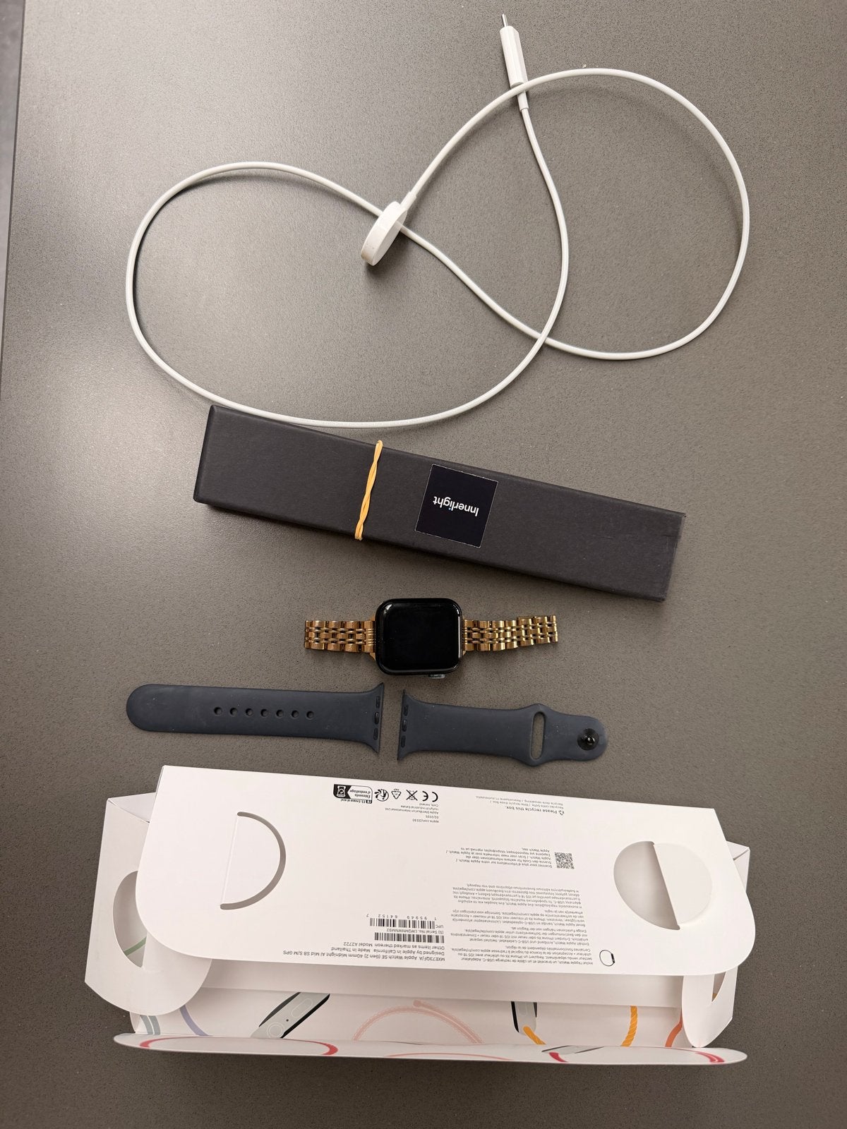 Apple Watch Series SE, Ophalen, Gebruikt, Hartslag, Zwart