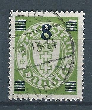 C846 – Duitsland - Danzig – MiNr 241 (gestempeld), Ophalen of Verzenden, Duitse Keizerrijk, Gestempeld