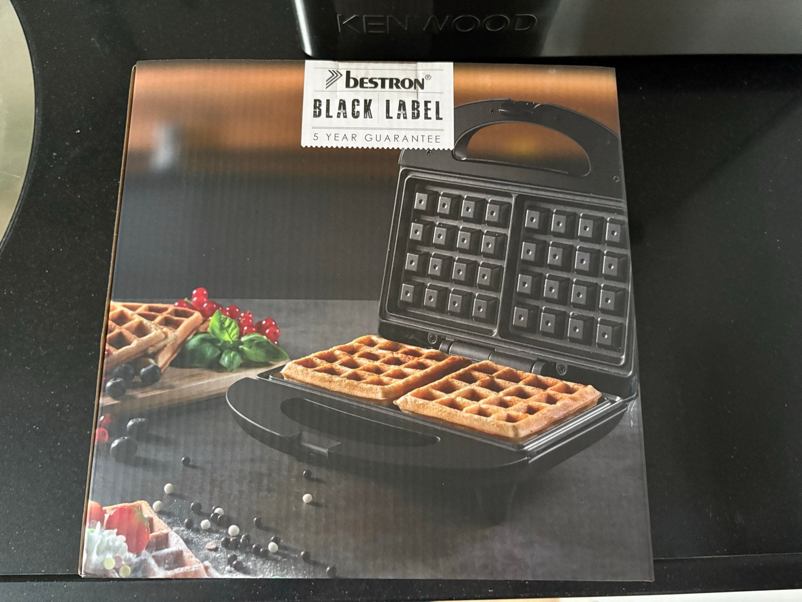 Bestron Black Label Wafelijzer - Nieuw in doos, Ophalen of Verzenden, Nieuw