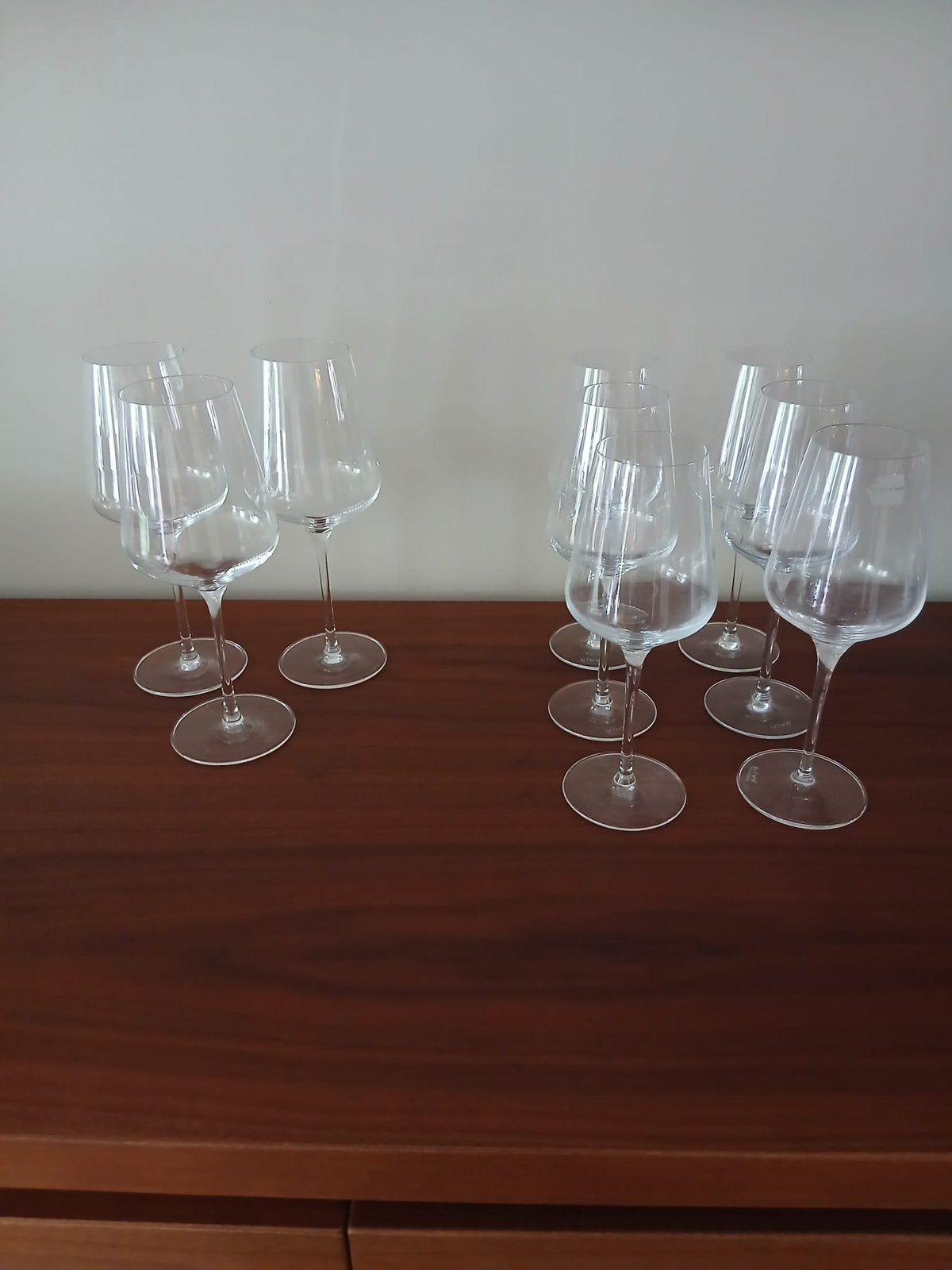 Set van 9 Vivo wijnglazen, Glas of Glazen, Vivo, Ophalen of Verzenden, Modern