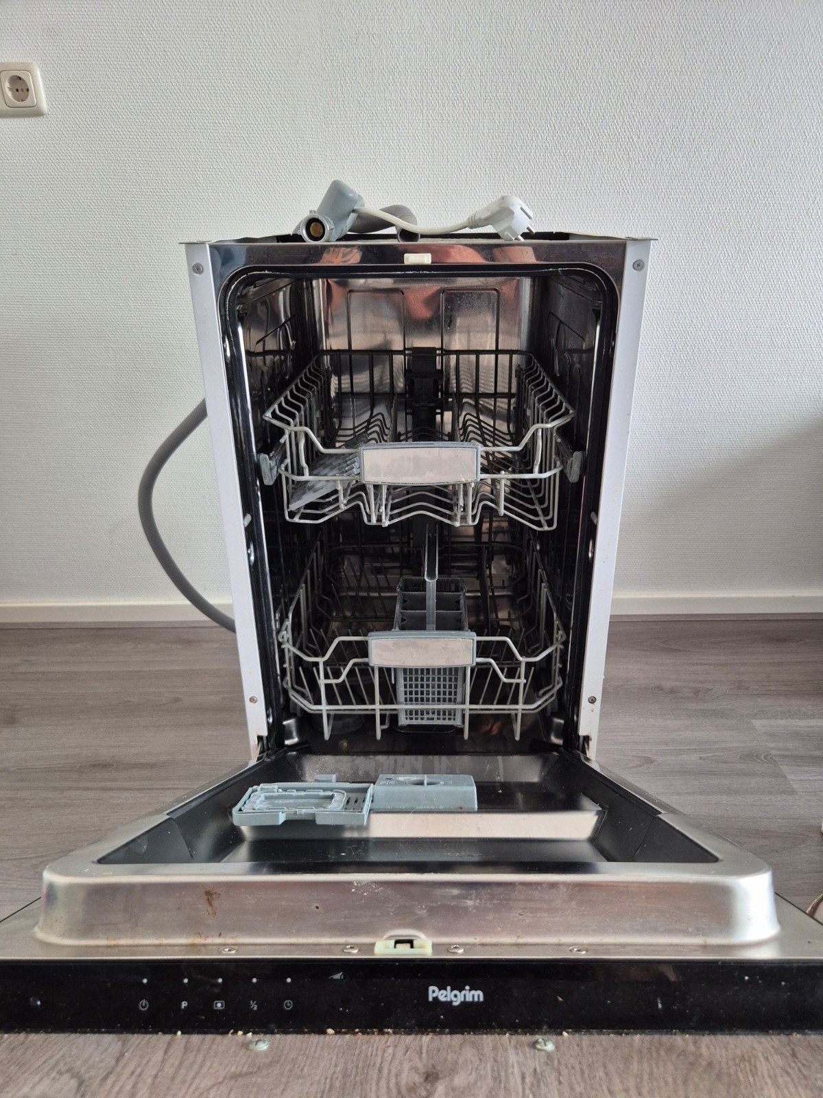 Pelgrim GVW446ONY Vaatwasser - goed werkend, Witgoed en Apparatuur, Ophalen of Verzenden, Zo goed als nieuw, 85 tot 90 cm, Eco programma