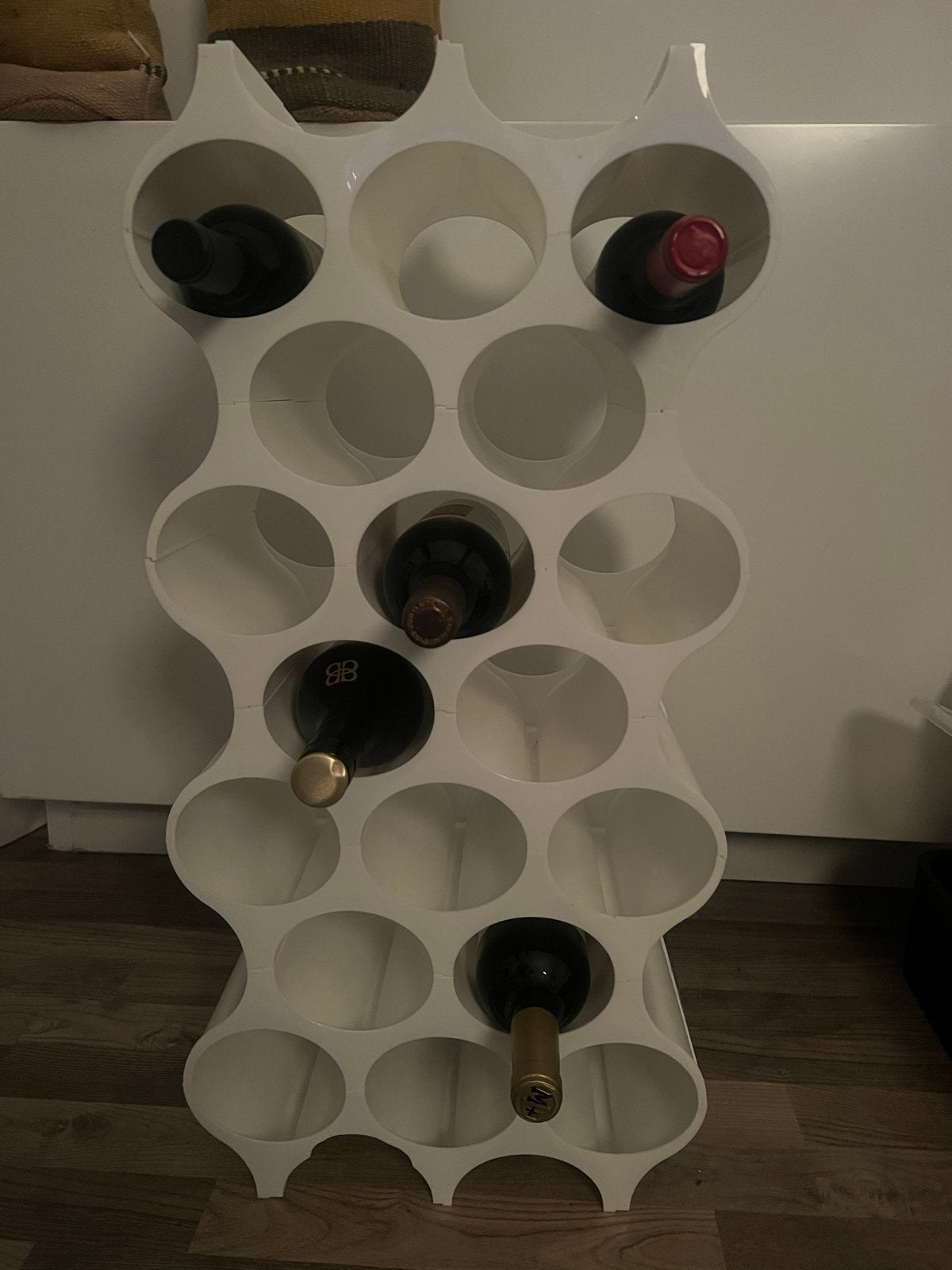 Koziol Wijnrek - Modern en Praktisch, Ophalen, Gebruikt, Kunststof, 15 tot 25 flessen