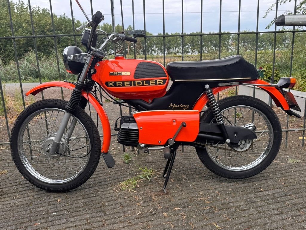 Originele Kreidler Mustang Cross motorkenteken, Ophalen, Gebruikt, Overige modellen, 50 cc