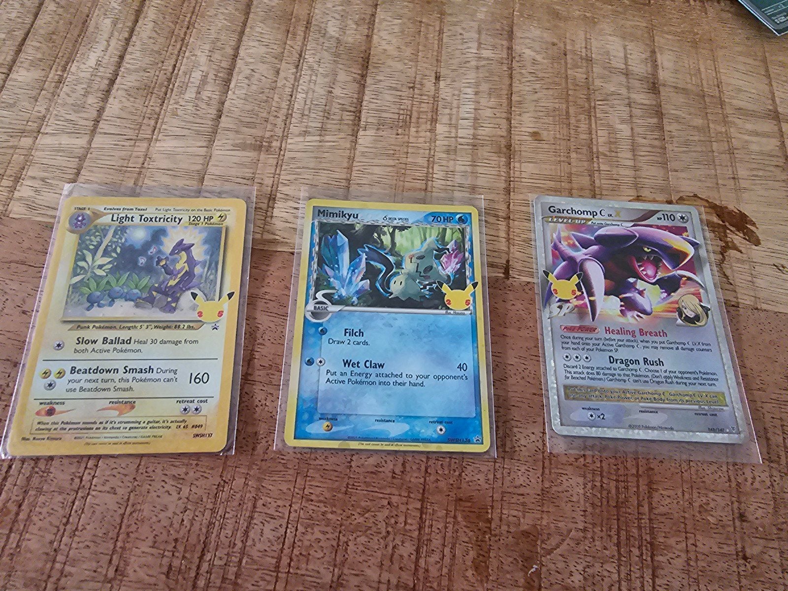 Pokémon Celebrations Hitjes, Ophalen of Verzenden, Zo goed als nieuw, Meerdere kaarten, Foil
