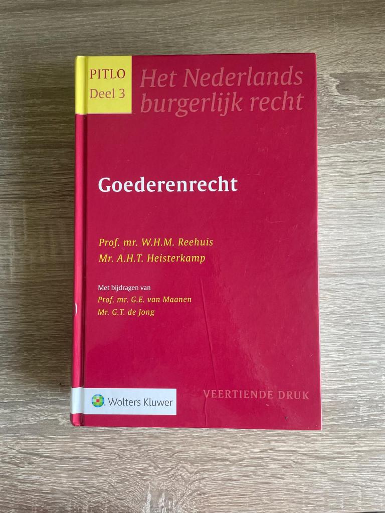 Pitlo 3 Goederenrecht (14e druk), Boeken, Wetenschap, Zo goed als nieuw, Ophalen of Verzenden