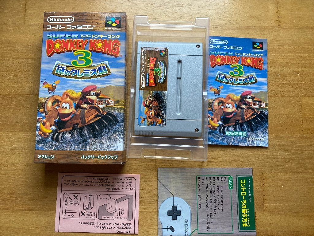 Donkey kong country 3 super famicom, 1 speler, Ophalen of Verzenden, Zo goed als nieuw, Vanaf 3 jaar