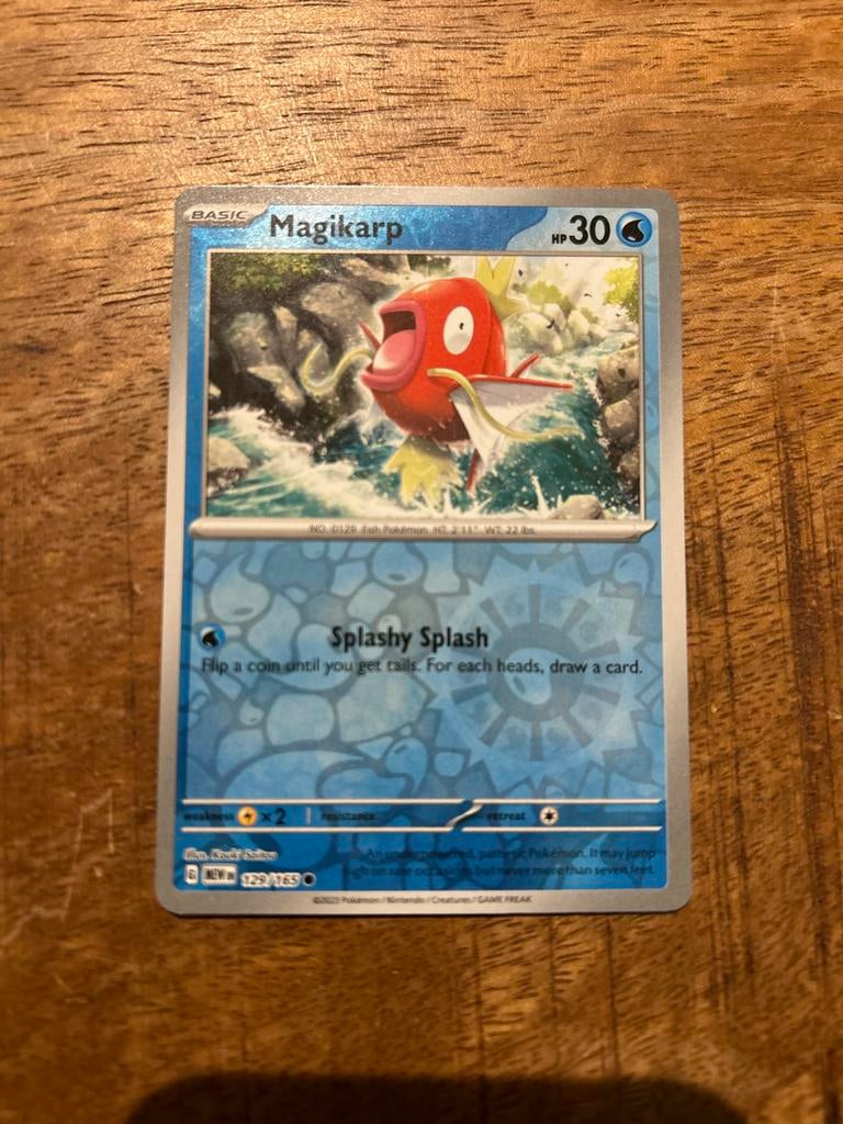 Magikarp Pokemon Kaart - Nieuwstaat, Ophalen of Verzenden, Nieuw, Losse kaart, Foil