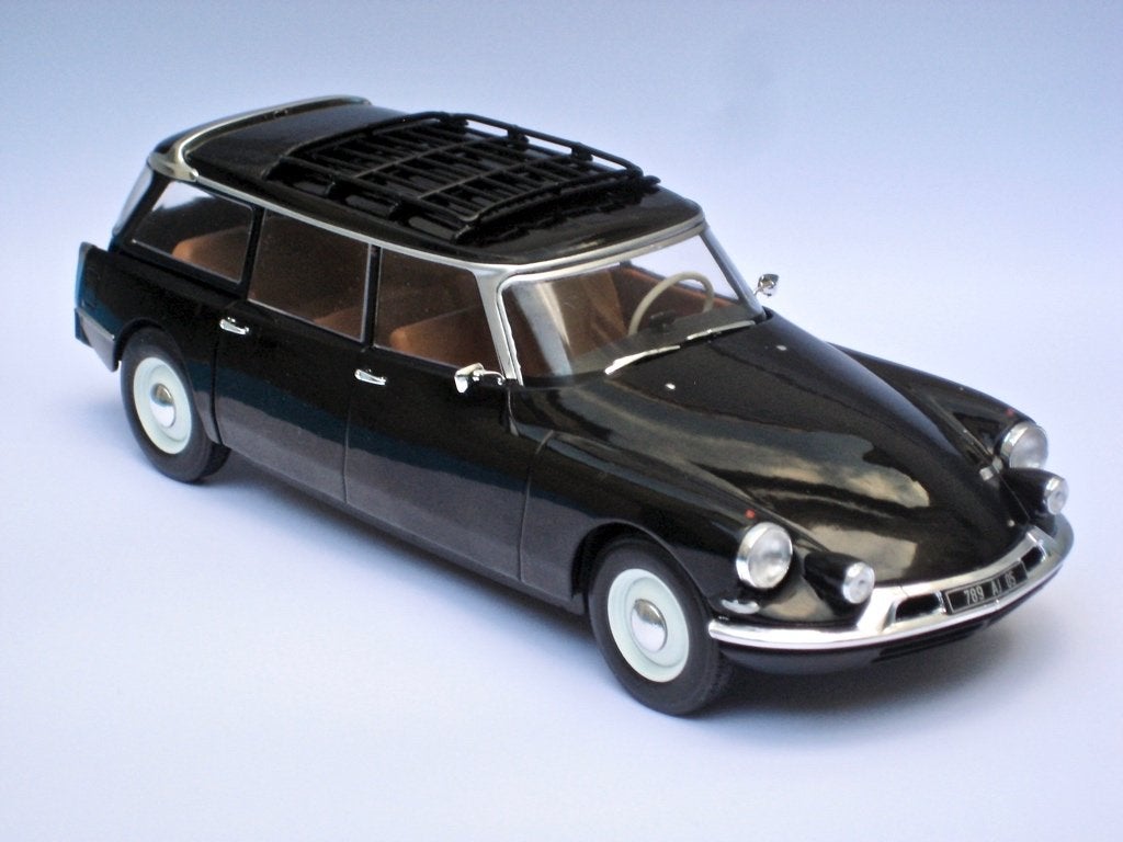 Citroen ID19 Break zwart Auto Vintage Hachette 1:24, Hobby en Vrije tijd, Ophalen of Verzenden, Nieuw, Auto, Overige merken
