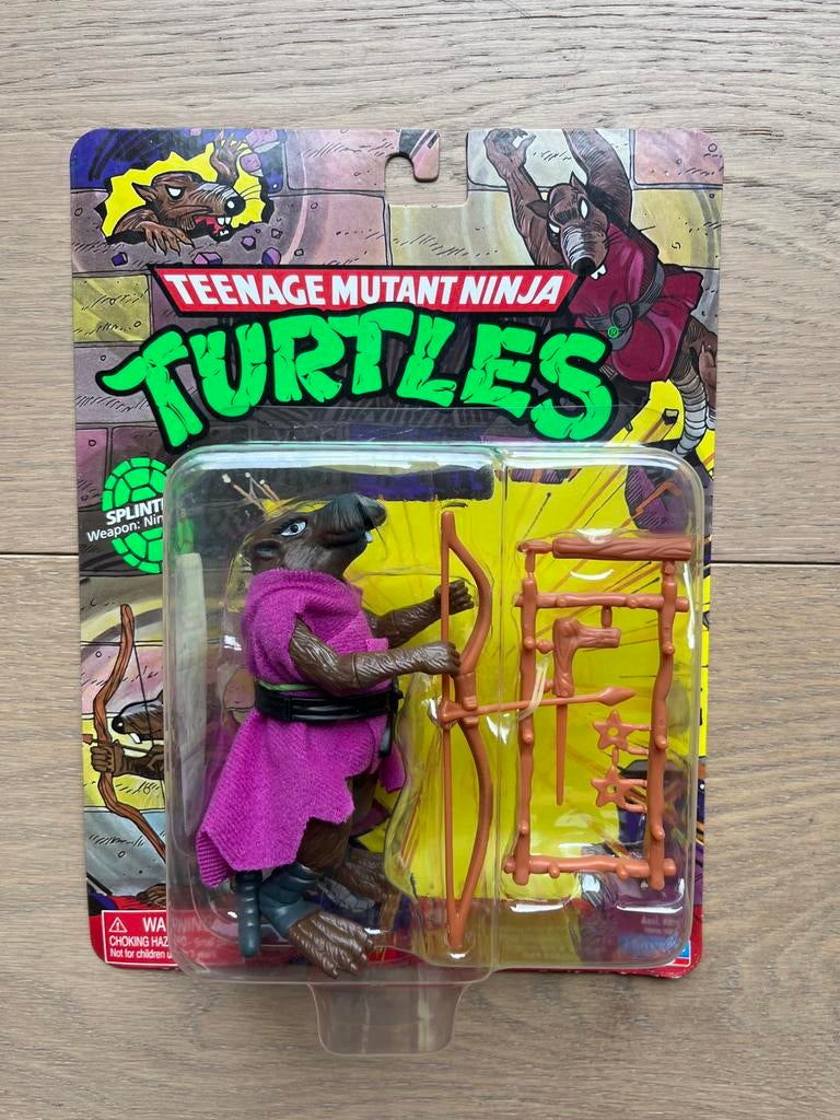 Teenage Mutant Ninja Turtles Splinter actiefiguur, Ophalen of Verzenden, Nieuw