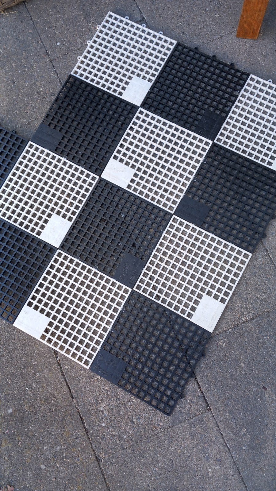 Schaakmat voor buiten - 1.20m x 1.20m, Ophalen of Verzenden