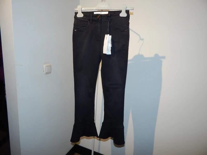 Elisabetta Franchi jeans onderkant uitlopende band Nieuw 26