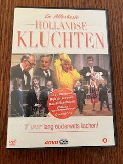 Hollandse Kluchten 4Dvdees 420min Nieuwstaat, Alle leeftijden, Ophalen of Verzenden, Zo goed als nieuw, Stand-up of Theatershow