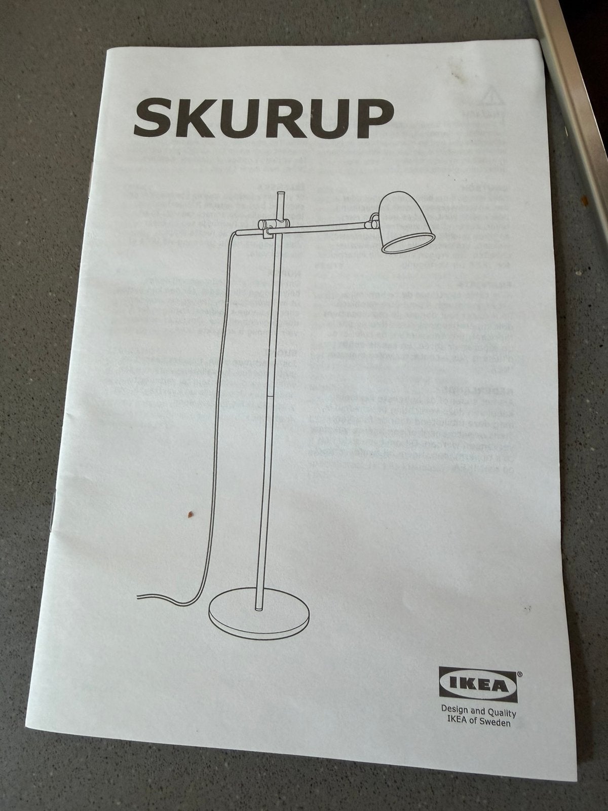 Nieuwe ikea staande  vloerlamp wit, Ophalen of Verzenden, Nieuw, 150 tot 200 cm