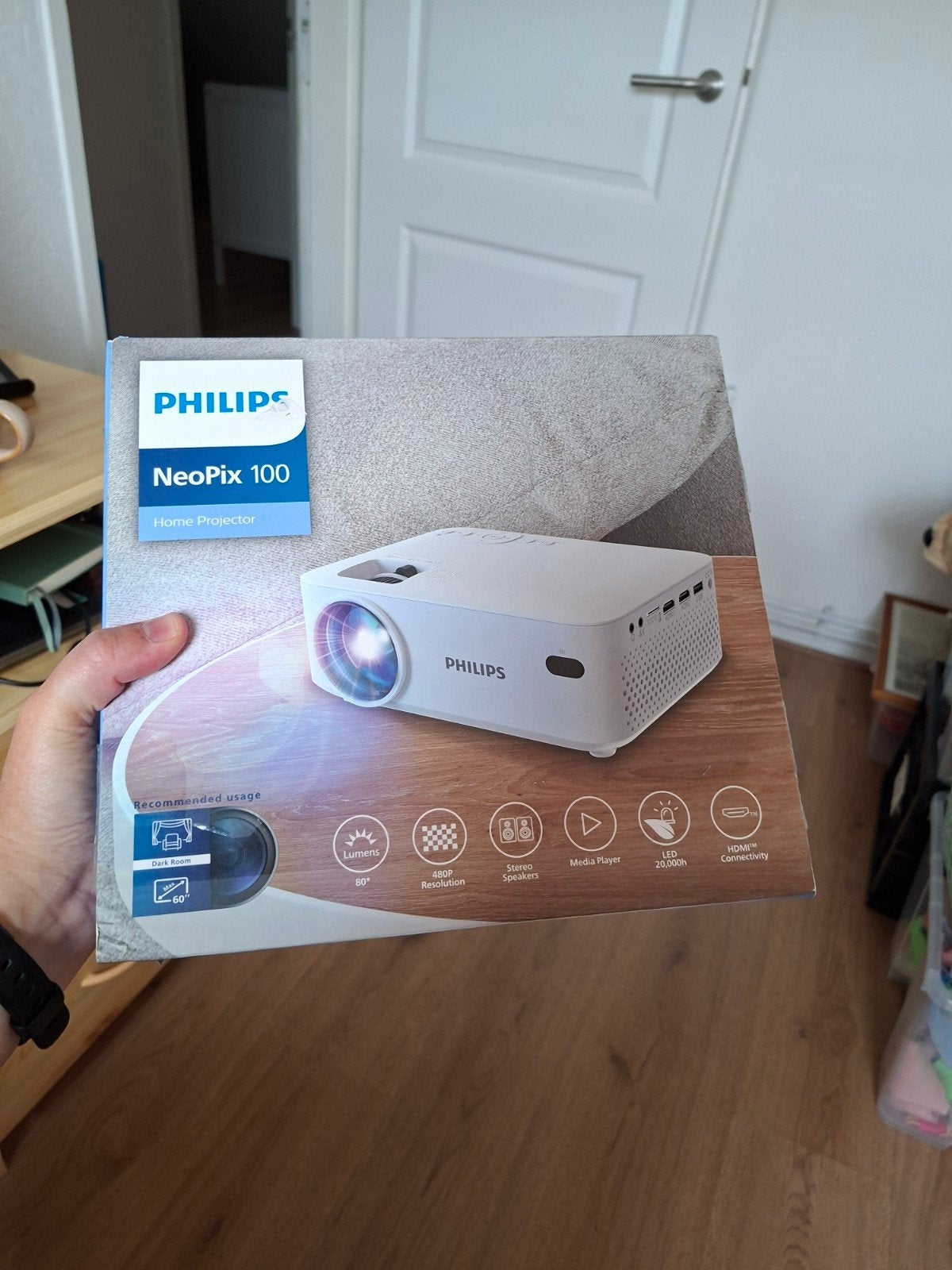 Philips NeoPix 100 Beamer, Ophalen, Philips, LED, Zo goed als nieuw