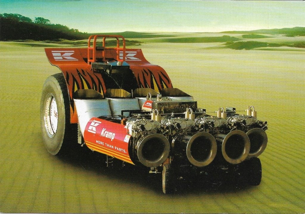 Ansichtkaart  	Race tractor, Verzenden, 1980 tot heden, Ongelopen, Voertuig