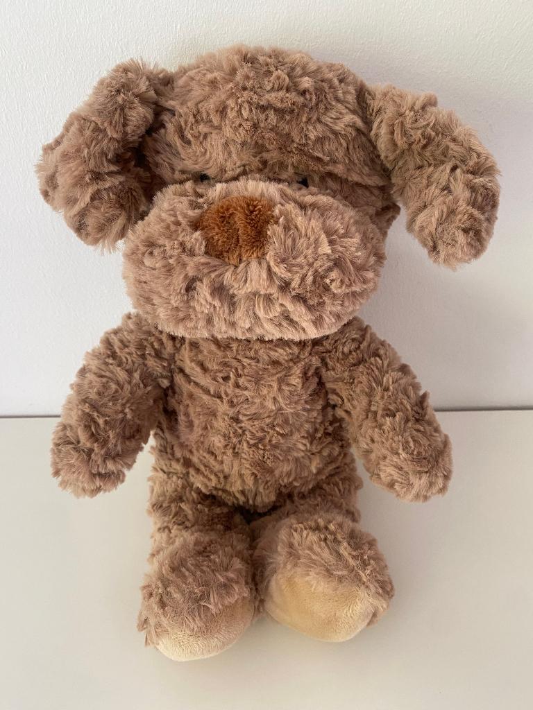 NIEUW Knuffel Pluchen Hond | bruin | Tommie Sesamstraat, Overige merken, Overige karakters, Nieuw, Middelgroot (20 tot 80 cm)