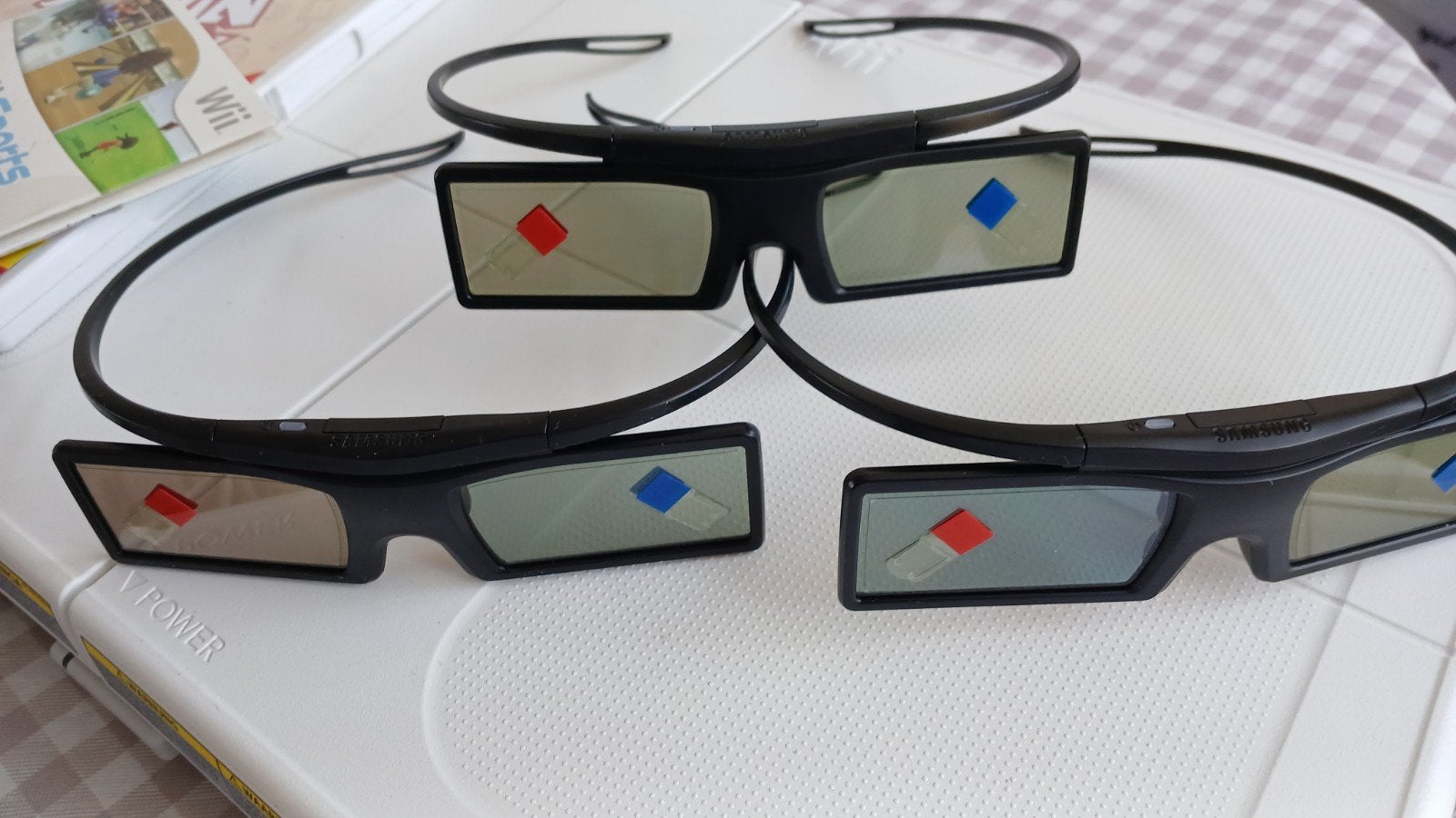 4x Samsung 3D brillen - Actief - Zo goed als nieuw, Ophalen of Verzenden, Zo goed als nieuw