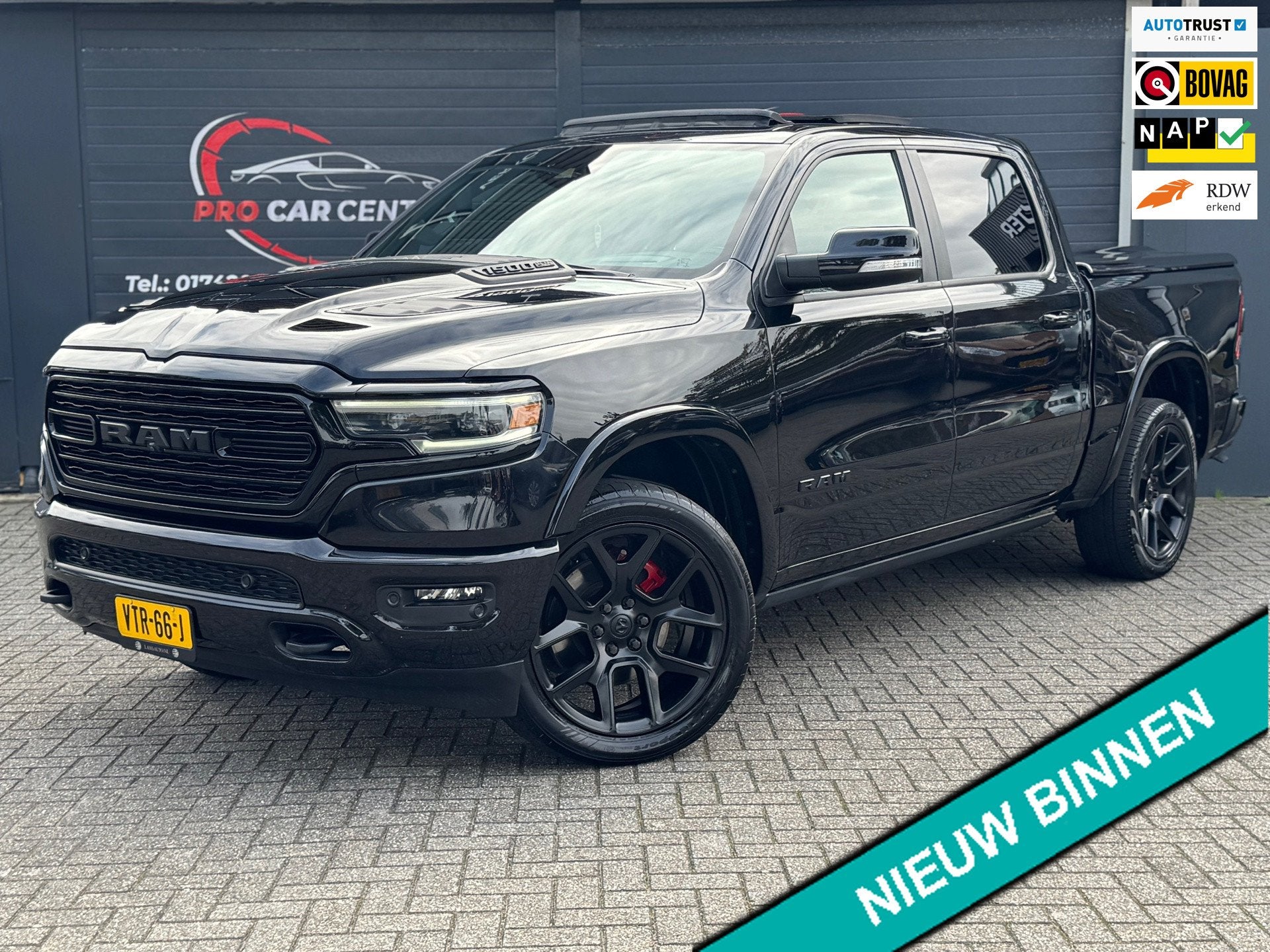 Dodge RAM 1500 5.7 V8 4x4 Crew Cab Limited Pano | H&K | HUD, Auto's, Automaat, Dealer onderhouden, Gebruikt, 5654 cc