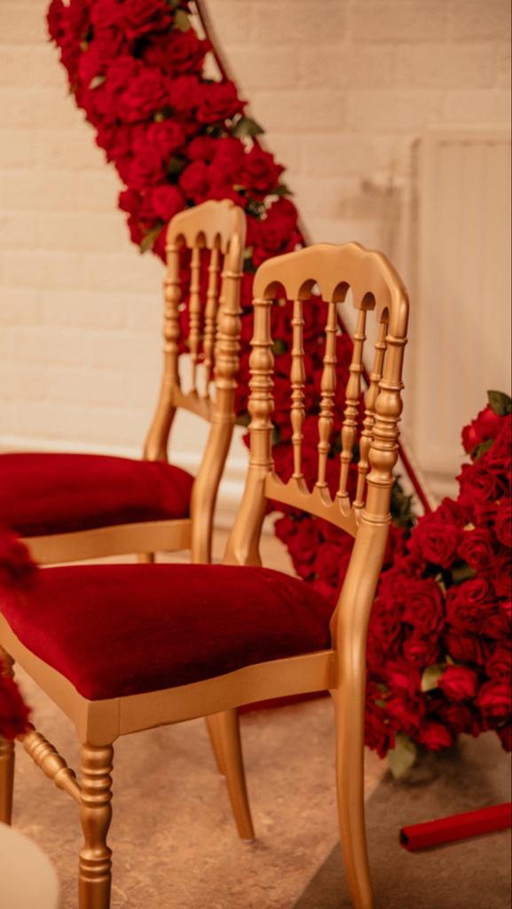 25 houten Chiavari Napoleon Stoelen te koop Feestelijk, Ophalen of Verzenden
