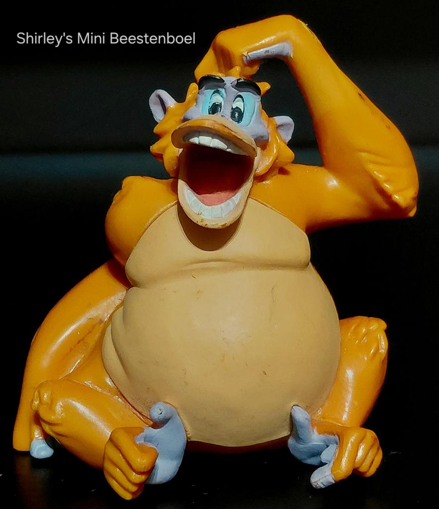 disney aap, Ophalen of Verzenden, Gebruikt, Wild dier, Beeldje of Figuurtje