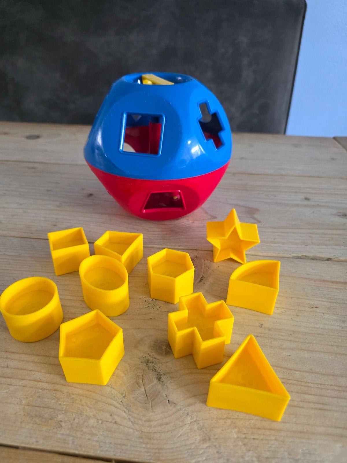 Originele vintage Tupperware vormenbal - Educatief speelgoed, Ophalen of Verzenden, Gebruikt, Overige typen
