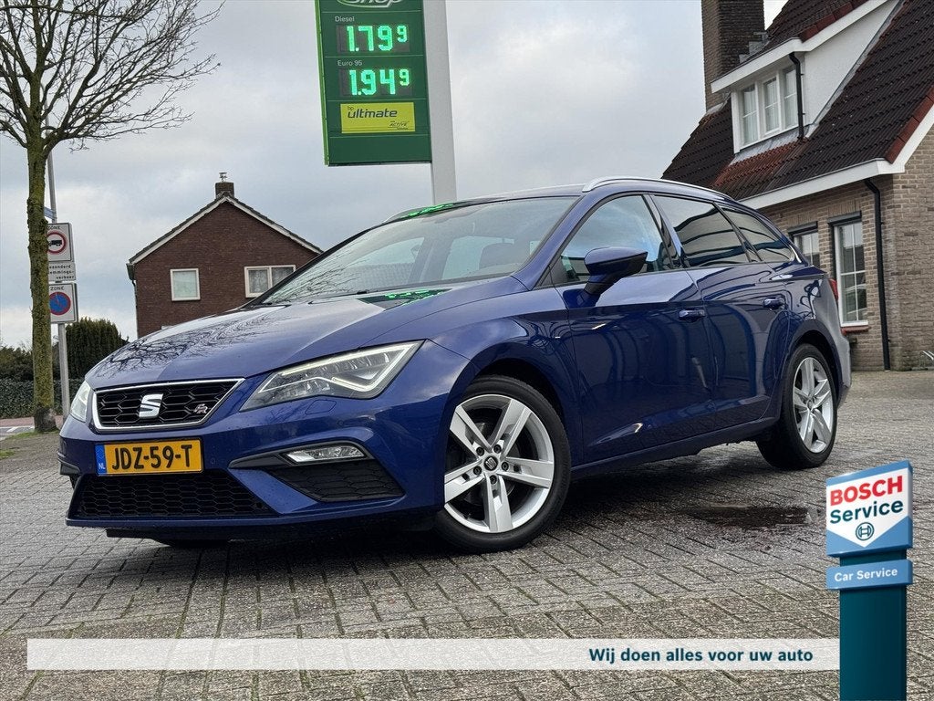 Seat Leon Sportstourer 1.5 TSI 130PK FR Ultimate Edition / V, Euro 6, Leder en Stof, 17 km/l, 1400 kg