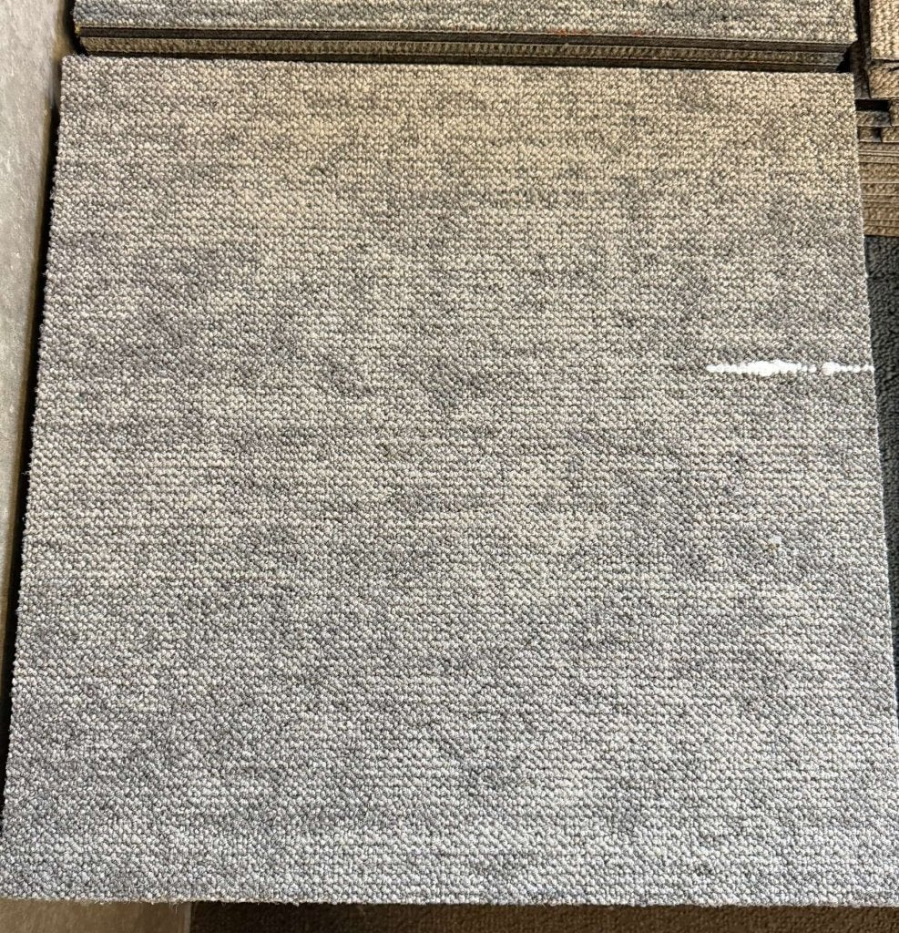 Partij Desso tapijttegels B-keus grijs 50x50cm nieuw #020, Niet ingevuld, Nieuw, Geel, Tapijttegels