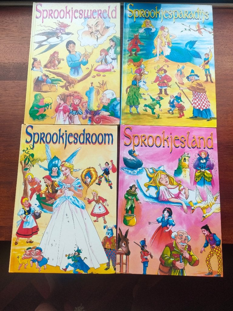 Sprookjesboeken 4x, Boeken, Sprookjes en Fabels, Ophalen of Verzenden, Zo goed als nieuw