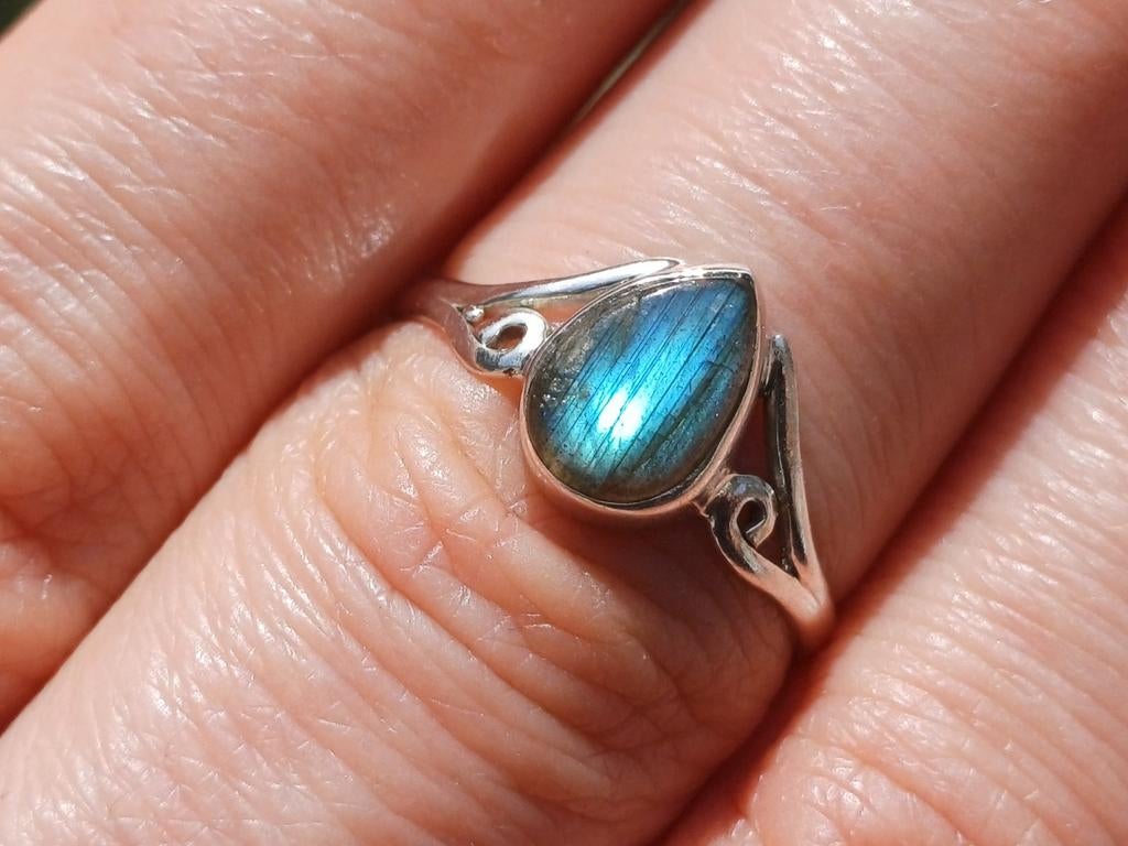 Vanoli 925 zilveren ring met labradoriet maat 17, Daiva1973@hotmail.com, Vanoli, Overige kleuren, Amsterdam