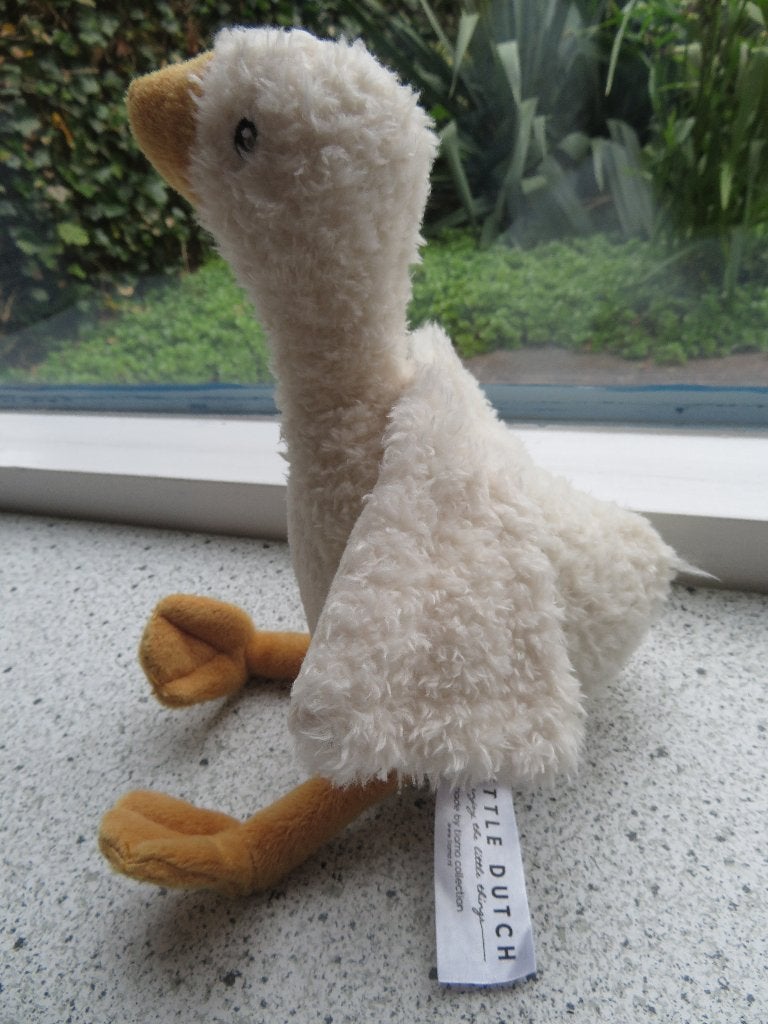 Gans Little Goose merk Little Dutch meet ca 25 cm totaal, Wasbaar, Ophalen of Verzenden, Zo goed als nieuw, Middelgroot (20 tot 80 cm)