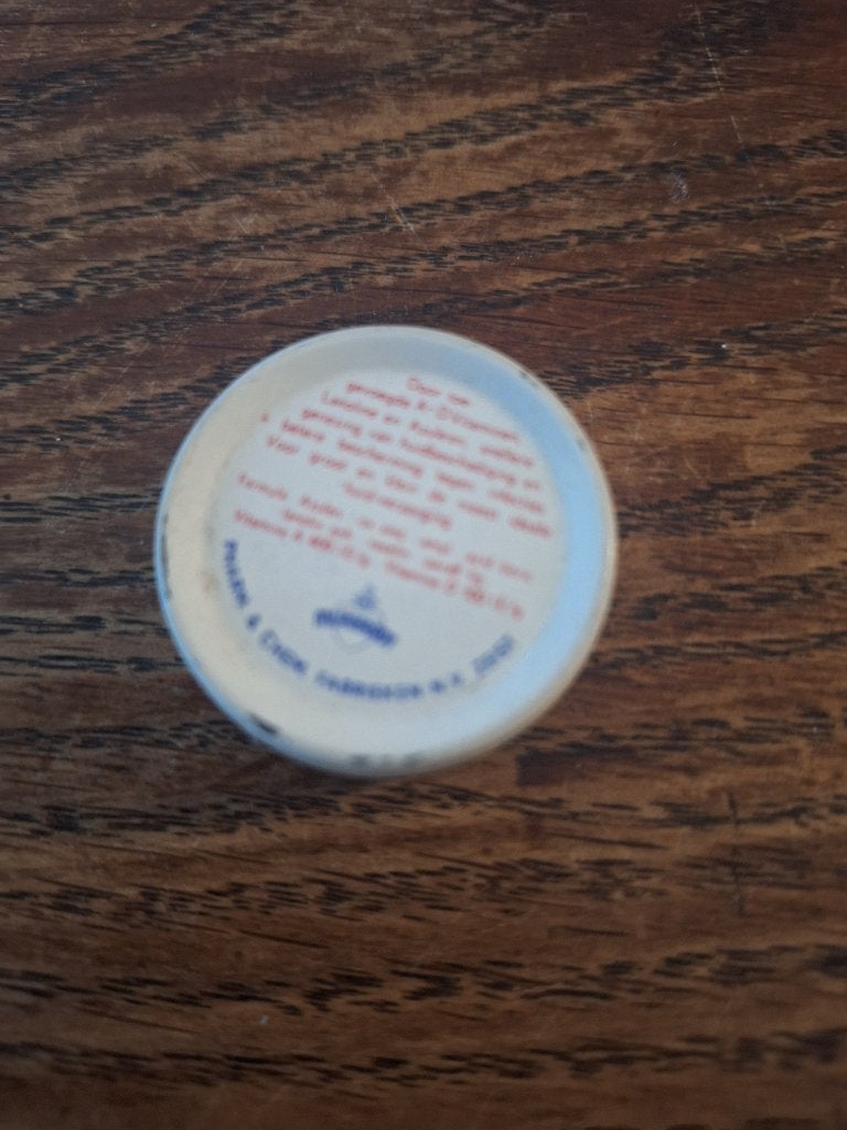 Oud Mijnhardt Gezinszalf blikje – vintage drogisterij, Verzamelen, Ophalen of Verzenden, Gebruikt, Overige, Overige merken