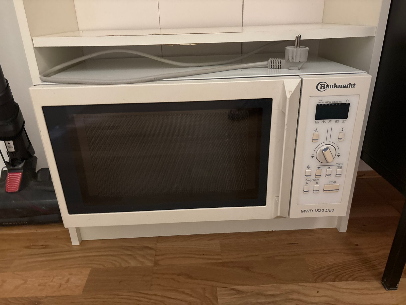 Bauknecht MWD 1820 Duo Magnetron - Gebruikt, Ophalen, Gebruikt, Magnetron, Draaiplateau