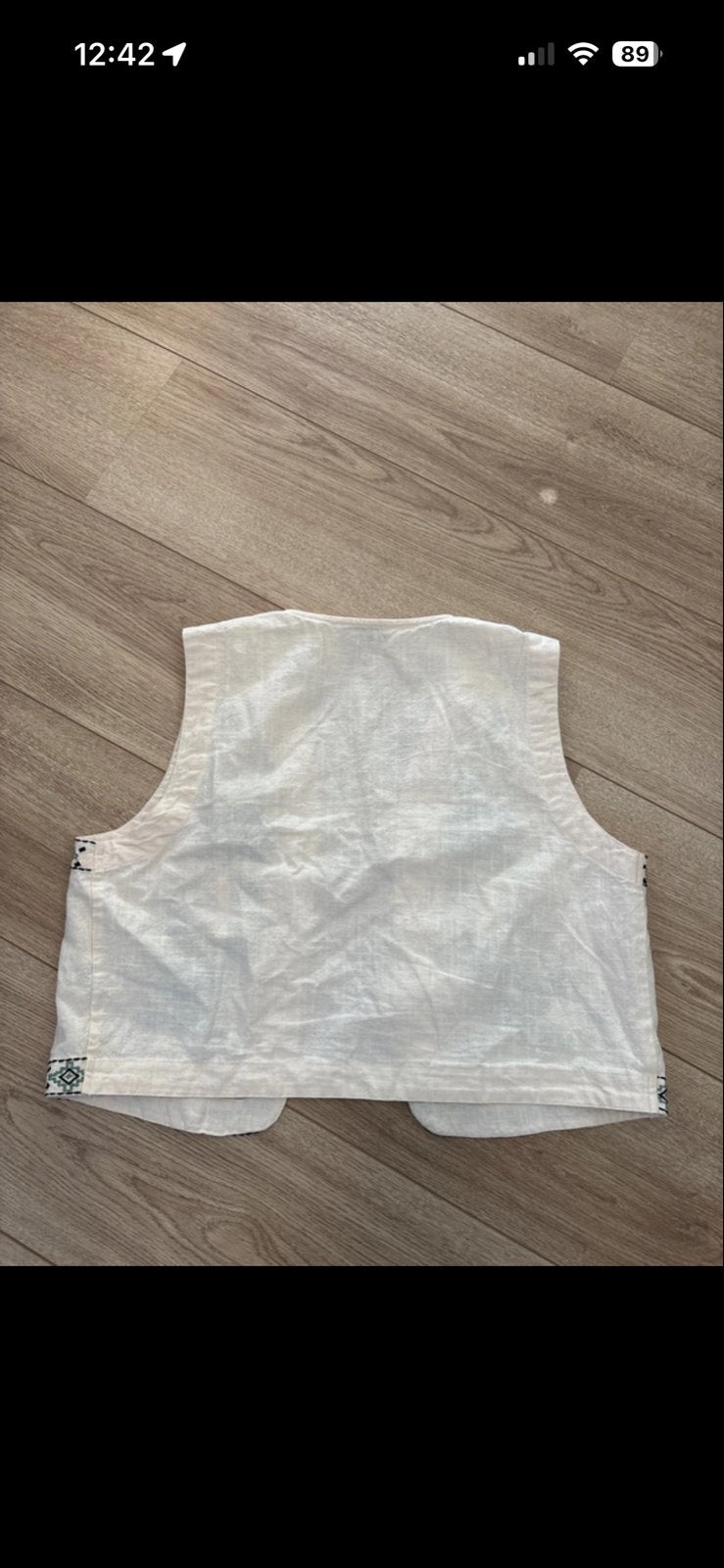 Pigalle geborduurd vestje maat S, Kleding | Dames, Truien en Vesten, Ophalen of Verzenden, Zo goed als nieuw, Maat 36 (S), Wit