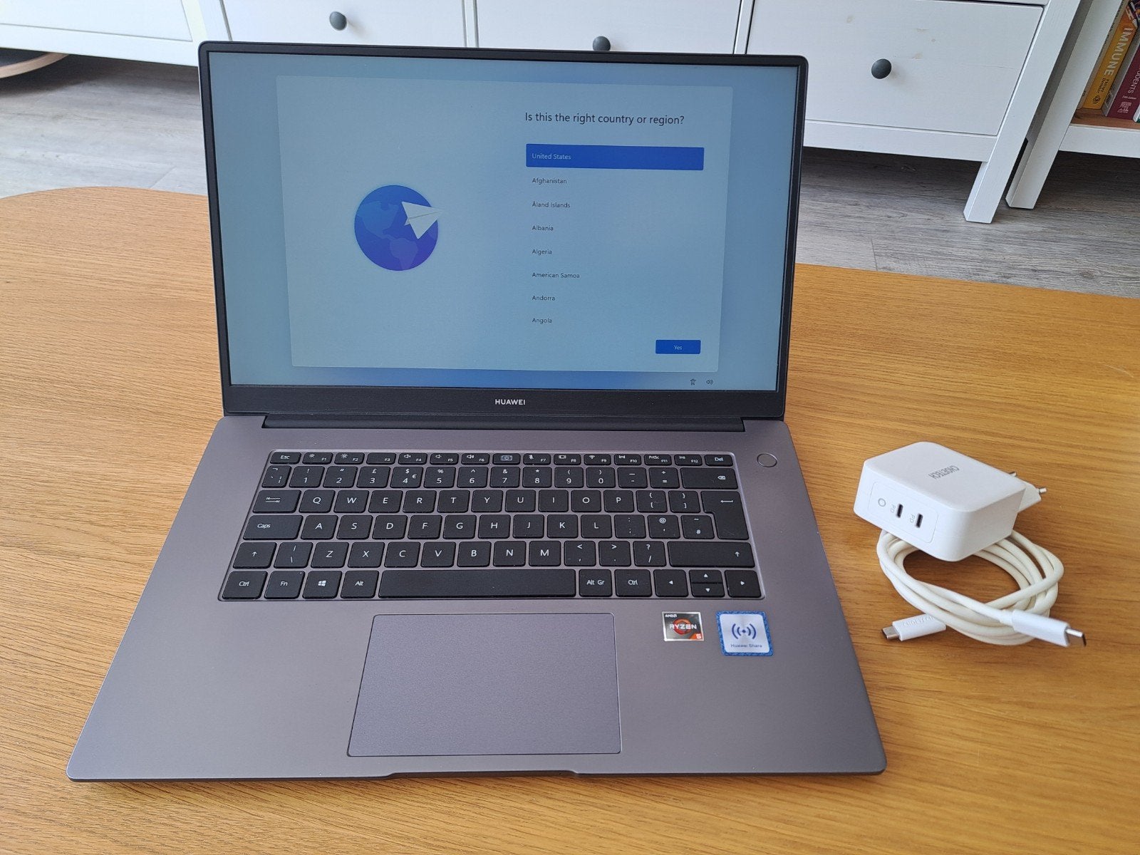 Huawei MateBook D 15 – Ryzen 5 / 8GB / 256GB SSD – zeer nett, 2 tot 3 Ghz, 8 GB, Ophalen of Verzenden, Zo goed als nieuw