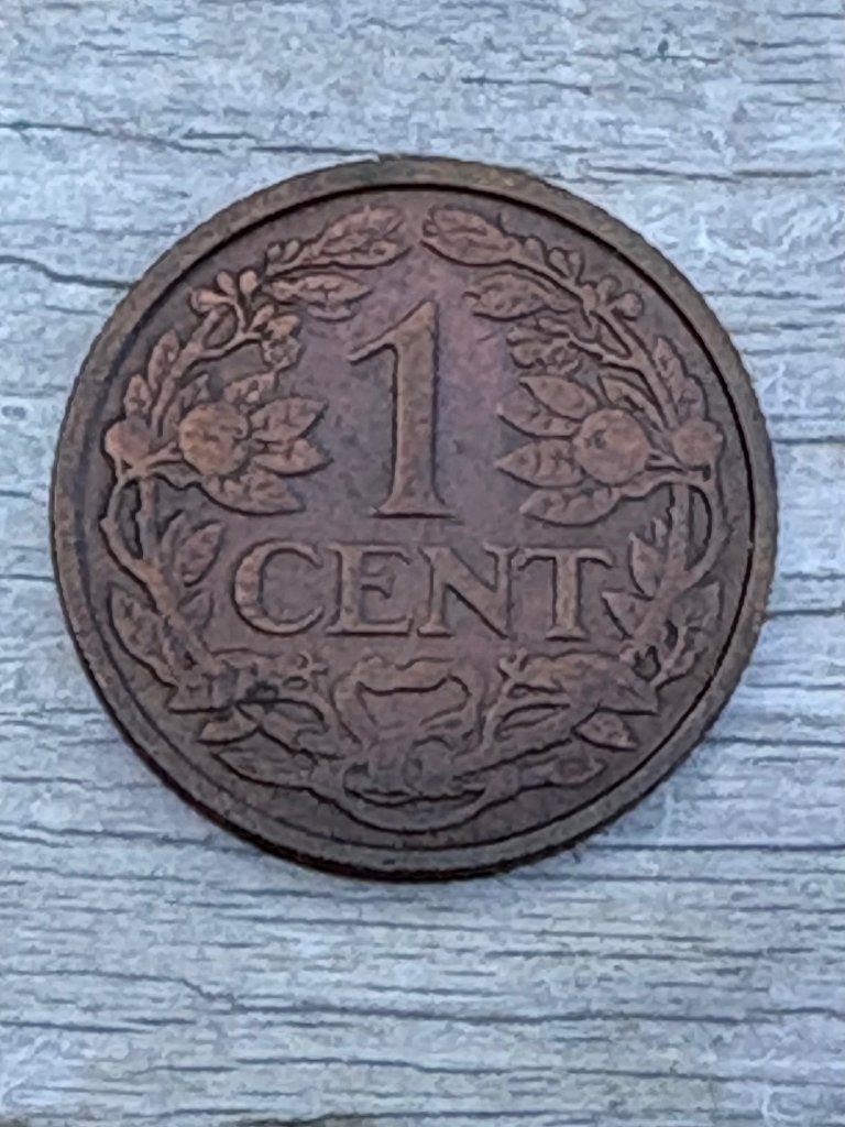 1 Cent 1927, Ophalen of Verzenden, Koningin Wilhelmina, 1 cent, Losse munt