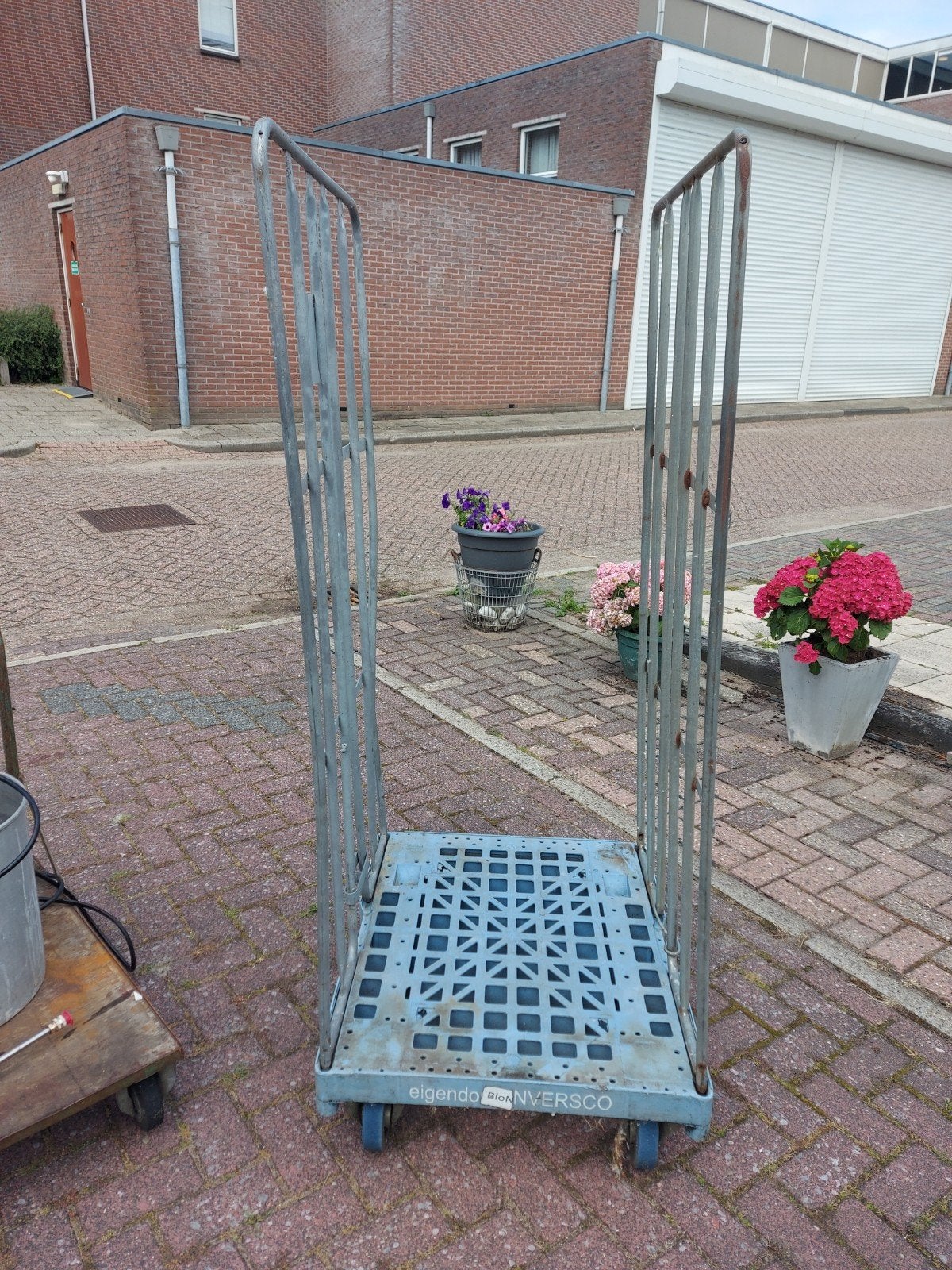 Rolcontainer, 100 liter of meer, Ophalen, Transportkar