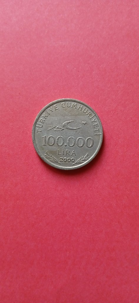 Herdenkingsuitgifte 100.000 Turkse lire, Ophalen of Verzenden, Midden-Oosten