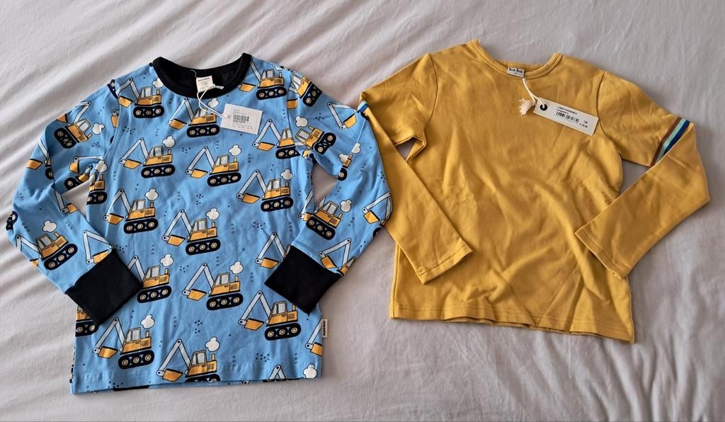 2 Nieuwe Longsleeves Maat 122/128 - Meyadey & Ba*Ba, Nieuw, Ophalen of Verzenden, Maxomorra, Shirt of Longsleeve