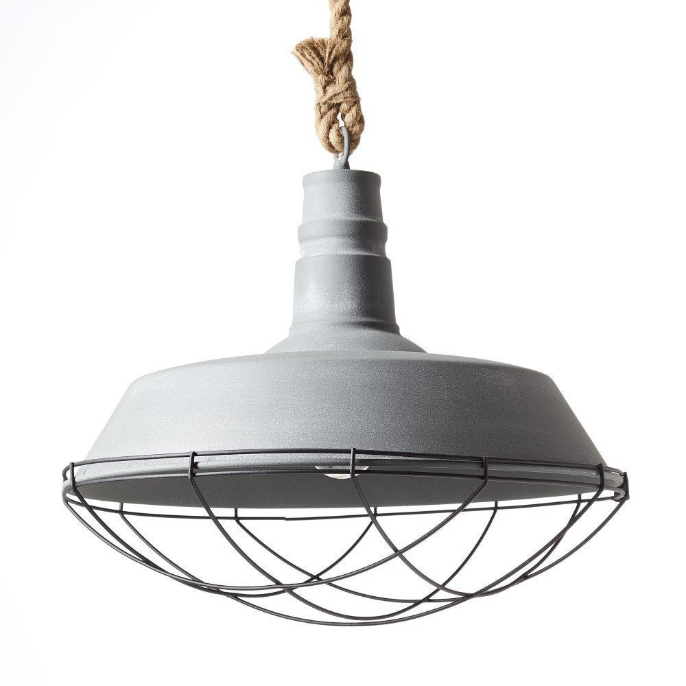Industriële hanglamp Brilliant Rope – nieuwstaat, Ophalen, Nieuw, E27 (groot), Metaal