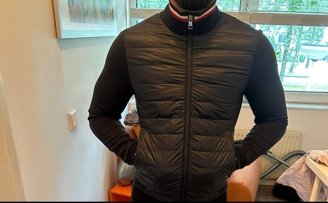 moncler heren jas, Ophalen, Zwart