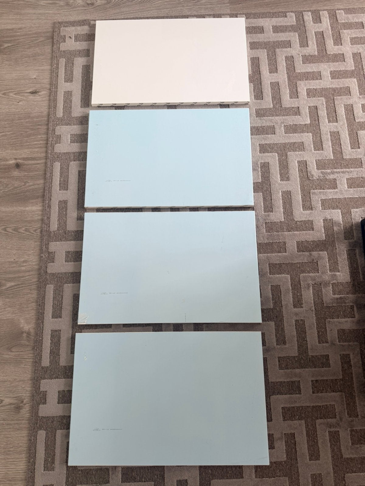 Selsviken Deur hoogglans wit - met stickers 60x38cm 4 stuks, Huis en Inrichting, Ophalen, Zo goed als nieuw, Minder dan 150 cm