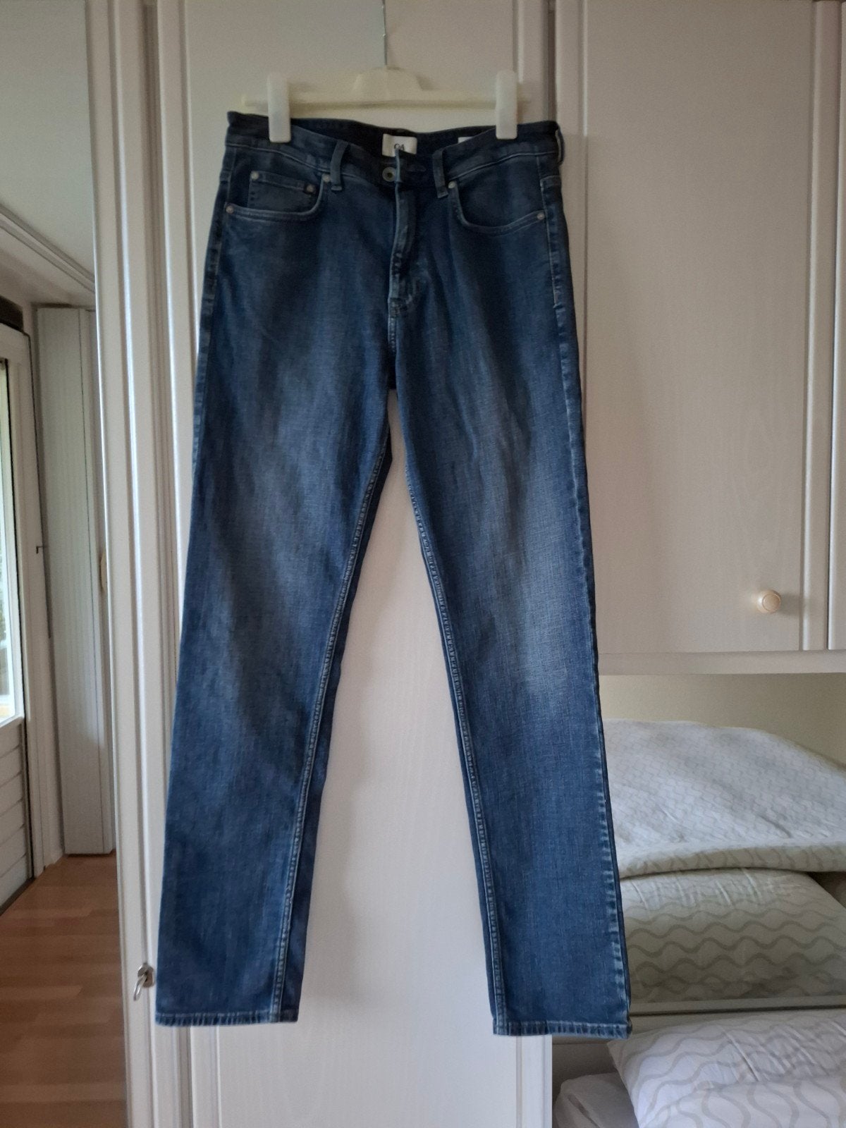 spijkerbroek W32L34 c&a straight, Kleding | Heren, Maat 52/54 (L), Blauw, Zo goed als nieuw, C&A