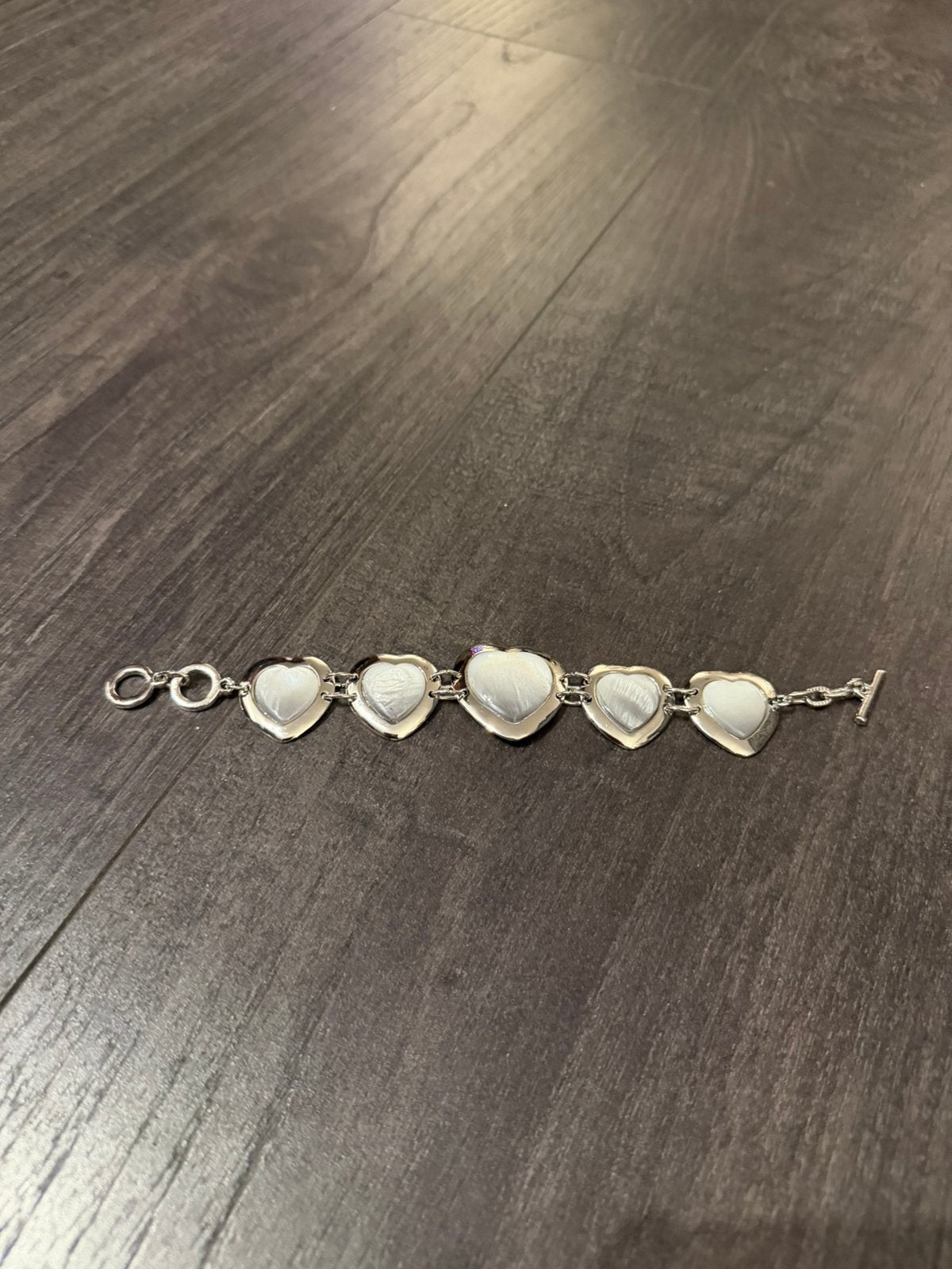 Partij 6 stuks mioie luxe armbanden grijs A1/5, Ophalen of Verzenden, Nieuw, Overige kleuren, Overige materialen