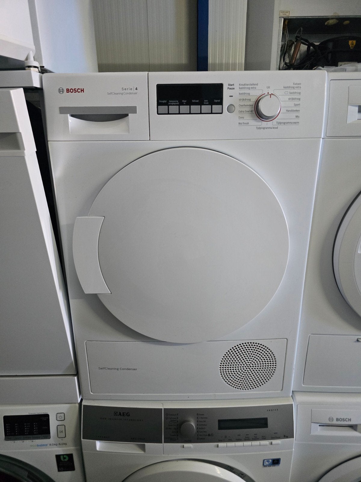 Prachtige Bosch Serie4 warmtepompdroger! 8KG! Garantie!, Bosch, 6 tot 8 kg, Ophalen of Verzenden, Zo goed als nieuw
