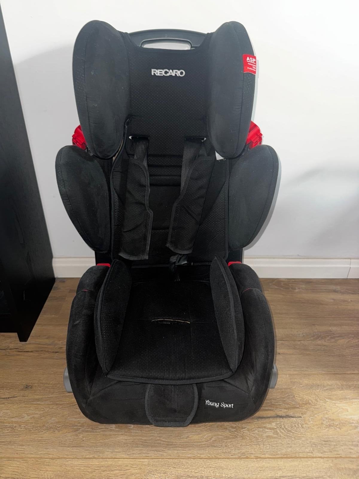 Recaro Young Sport autostoel - Zwart, Verstelbare rugleuning, 9 t/m 36 kg, Ophalen, Overige merken